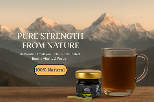 Shilajit harvested from 18,000 ft Himalayan mountains
