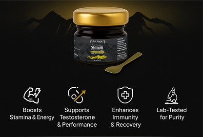 Akaya Biotech Pure Himalayan Shilajit Resin – 20g | 100% Natural & Pure | In-House Lab Tested | Boosts Stamina, Strength & Energy | Sourced from Himalayas (PACK OF 2)